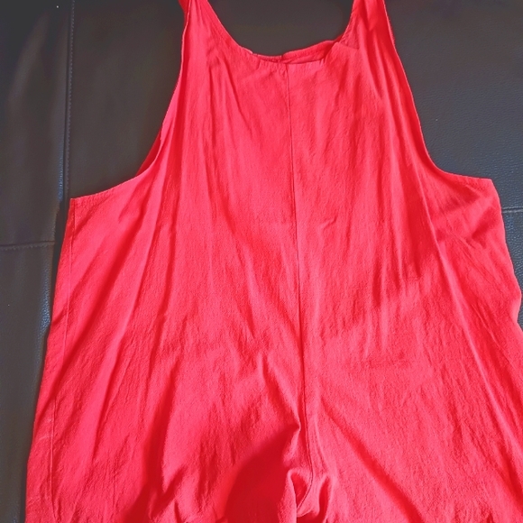 Romper in coral (reddish pink) - Picture 2 of 3